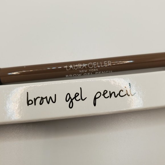 π Laura Geller Brow Gel Pencil + Built in Sharpener Brush in Charcoal BNIB - Picture 7 of 16
